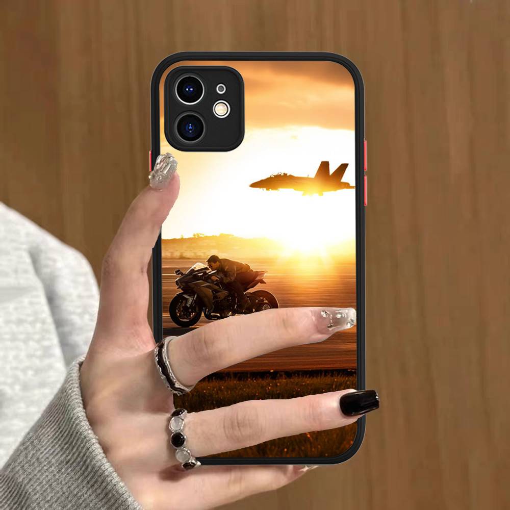 

Action Film T-Top G-Gun Matte Transparent Phone Cover For IPhone Case 16 15 14 13 12 11 Pro Max X XS Max Plus iphone 11pro max