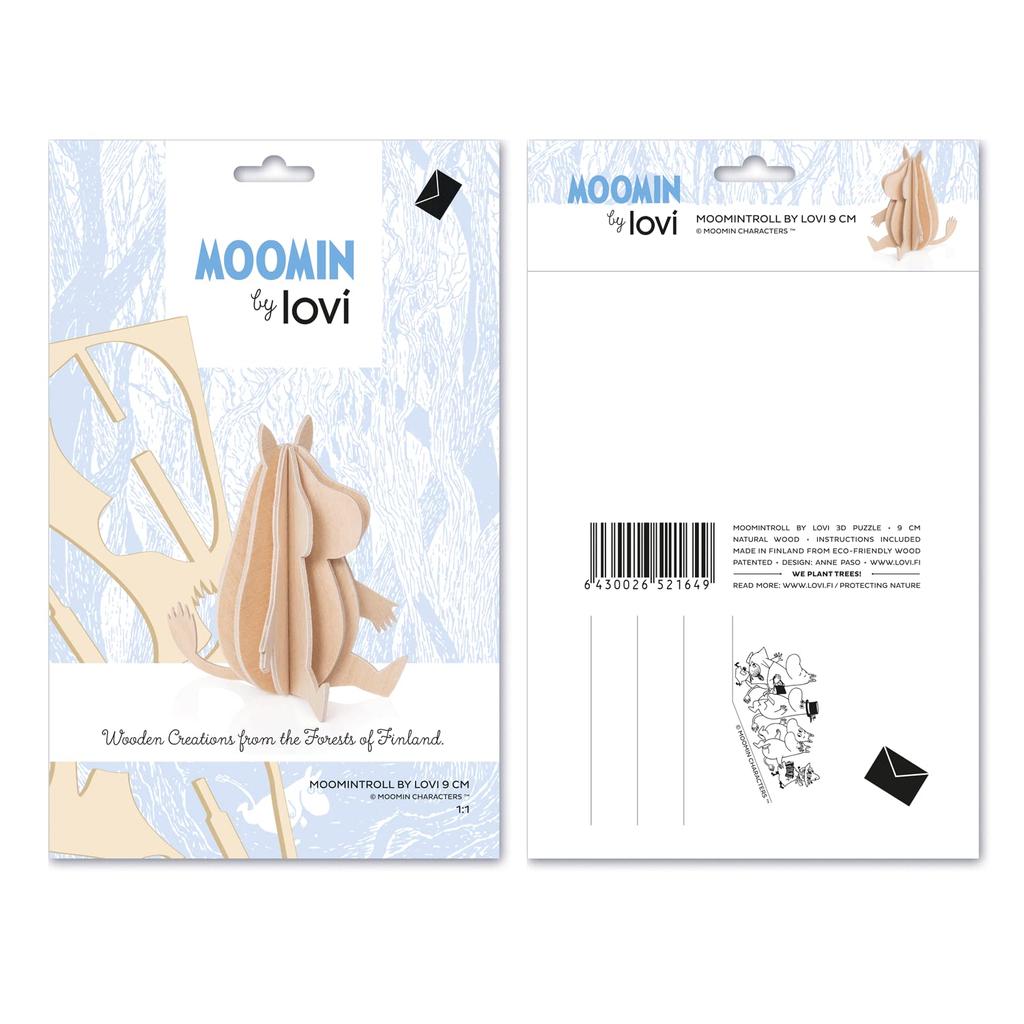 Lovi Moomin Ornament Made in Finland Card, Birch, Assembled, [2022]