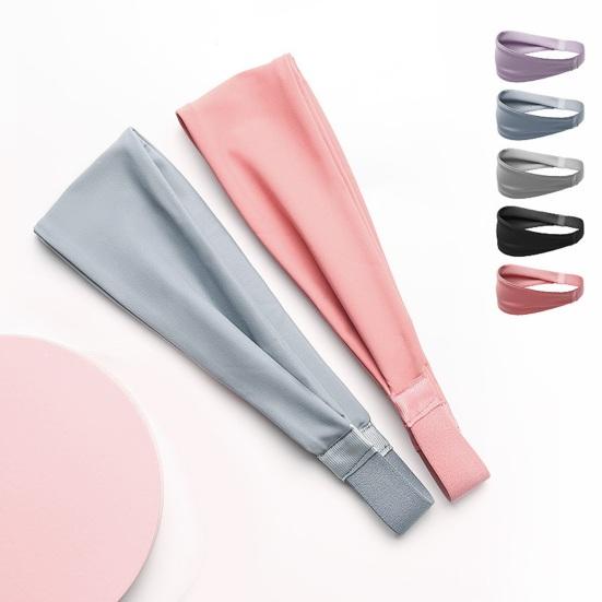 Sports Headband Sweat Absorbing Breathable Stretch Face Washing Makeup Yoga Running Basketball Sweatband Hair Accessories