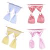 Miniature Lace Curtain Various Colors Excellent Workmanship Cotton Cloth Mini Tie Back Floral Curtains for Family