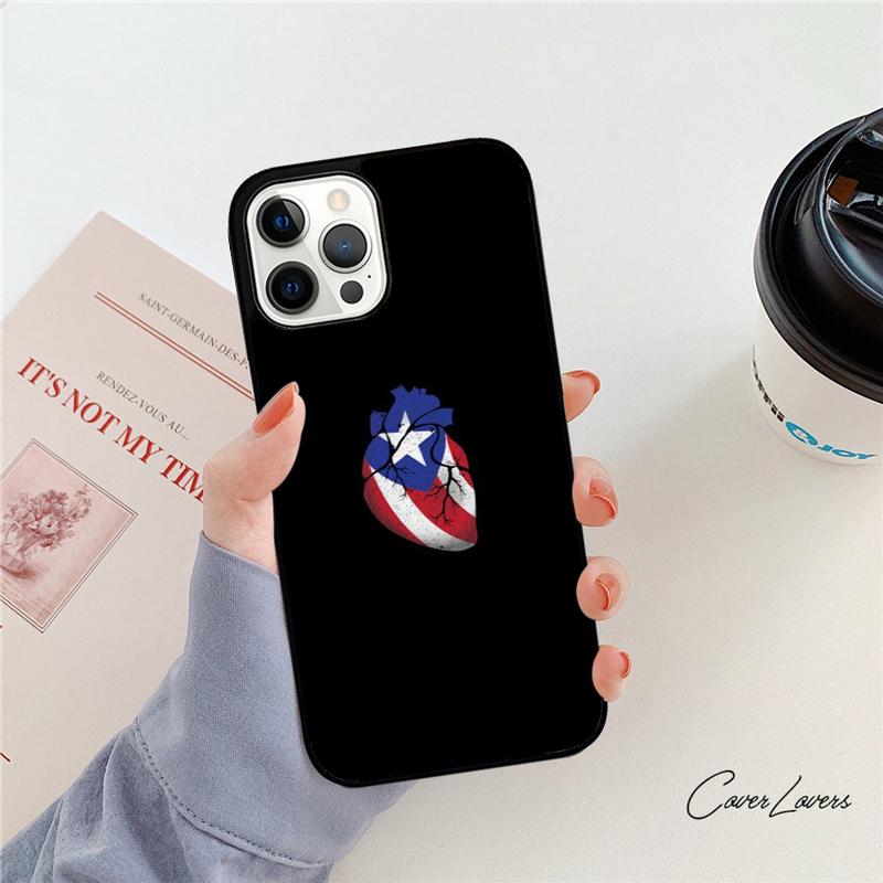 Puerto Rico Flag Phone Case For Apple iPhone 17 Air 11 Pro Max Plus Coque For iPhone 17 Air 14 15 16 13 12 Max Cover