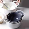 4PCS multi-functional baking flour mixing bowl Plastic fruit and vegetable salad tray handle easy storage kitchen wash basket