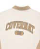 COVERNAT Waffle Arch Collar T-Shirt Cream