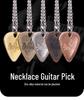 Set Regalo Collana e Bracciale Plettro Chitarra Giocabile per Chitarristi