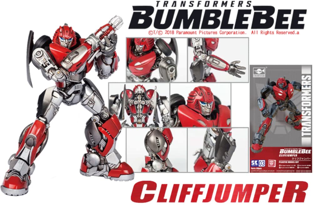 Doyusha Transformers Bumblebee Cliffjumper Total Length 92mm Plastic Model SK03