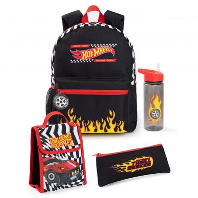 Checkerboard Flame Backpack Set