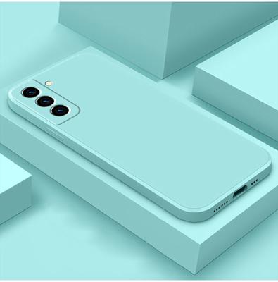 Suitable for Samsung Galaxy S25ultra Mobile Phone Case S24Plus Liquid Silicone S22 Straight Edge S23 Protective Case