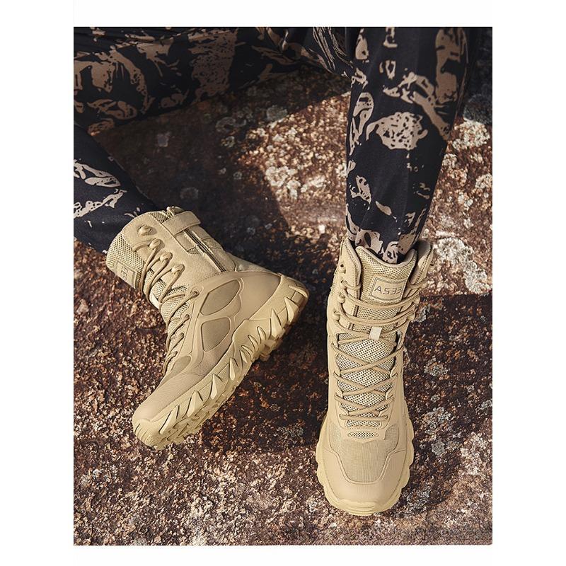 Herrenstiefel, Verschleißfeste Rutschfeste Bequeme Outdoor-Schuhe zum Wandern, Bergsteigen, Jagen, Trekking, Herrenschuhe