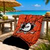 Anaheim Ducks Eishockey Team Strandtuch, Schnelltrocknend, Pflegeleicht, Geeignet für Fitness und Strandurlaub, Sport-Essential