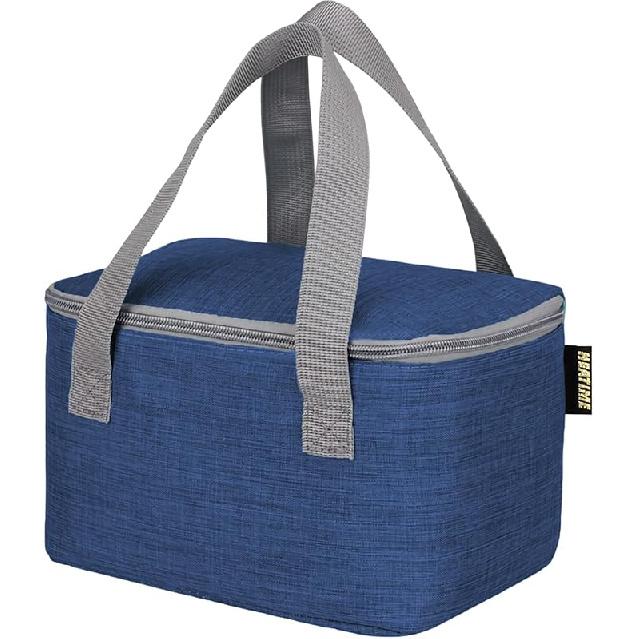 6 банок4 л сумка-ланчбокс для мужчин и женщин квадратный ланч-бокс маленькая сумка-холодильник мягкая складная термосумка для взрослых для работы путешествий однодневных поездок еды напитков сохраняет холод темно-синий 2700₽
