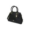 Coach Katy 30 Large Capacity Logo Plaque Leather Shell Bag Shoulder Bag Crossbody Bag Tote Bag Women Bags Black 2553-IMBLK