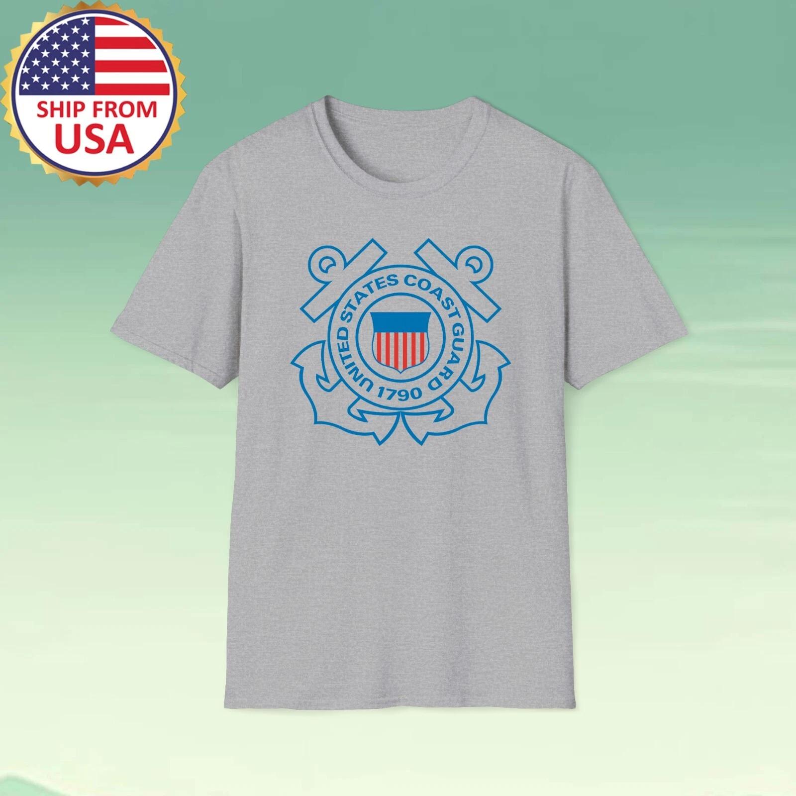 UNITED STATES COAST GUARD Men s Grey Size S-5XL 2XL