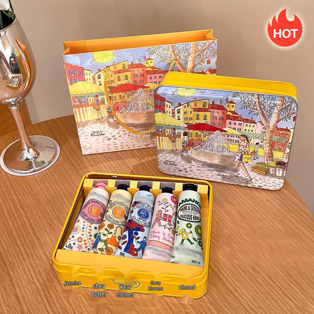 

Подарочный набор роскошного крема для рук Shu Ou для женщин - 5 штук увлажняющий и питательный сувенир из салона красоты