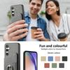 Wallet Double Button Magnet Leather RFID Card Case for Samsung Galaxy A56 A36 A26 A16 A06 A07 A57 A 16 56 A17 5G Flip Back Cover