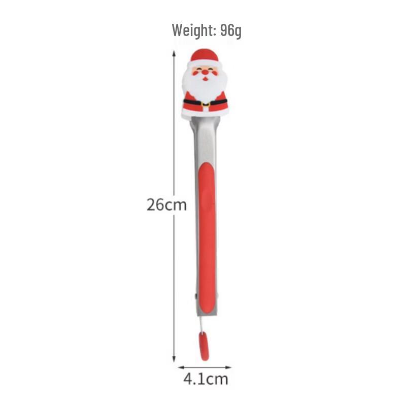 

Christmas Cartoon Stainless Steel Silicone Food Clip