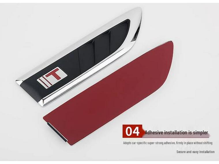 

Электроплакированная накладка на крыло в виде ложного воздухозаборника для украшения автомобиля