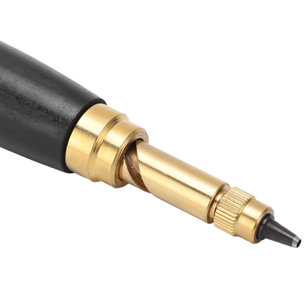 7pcs 1.5/2/2.5/3/3.5/4mm Tips Leather Hole Puncher Automatic Leather Punch  For Beginners