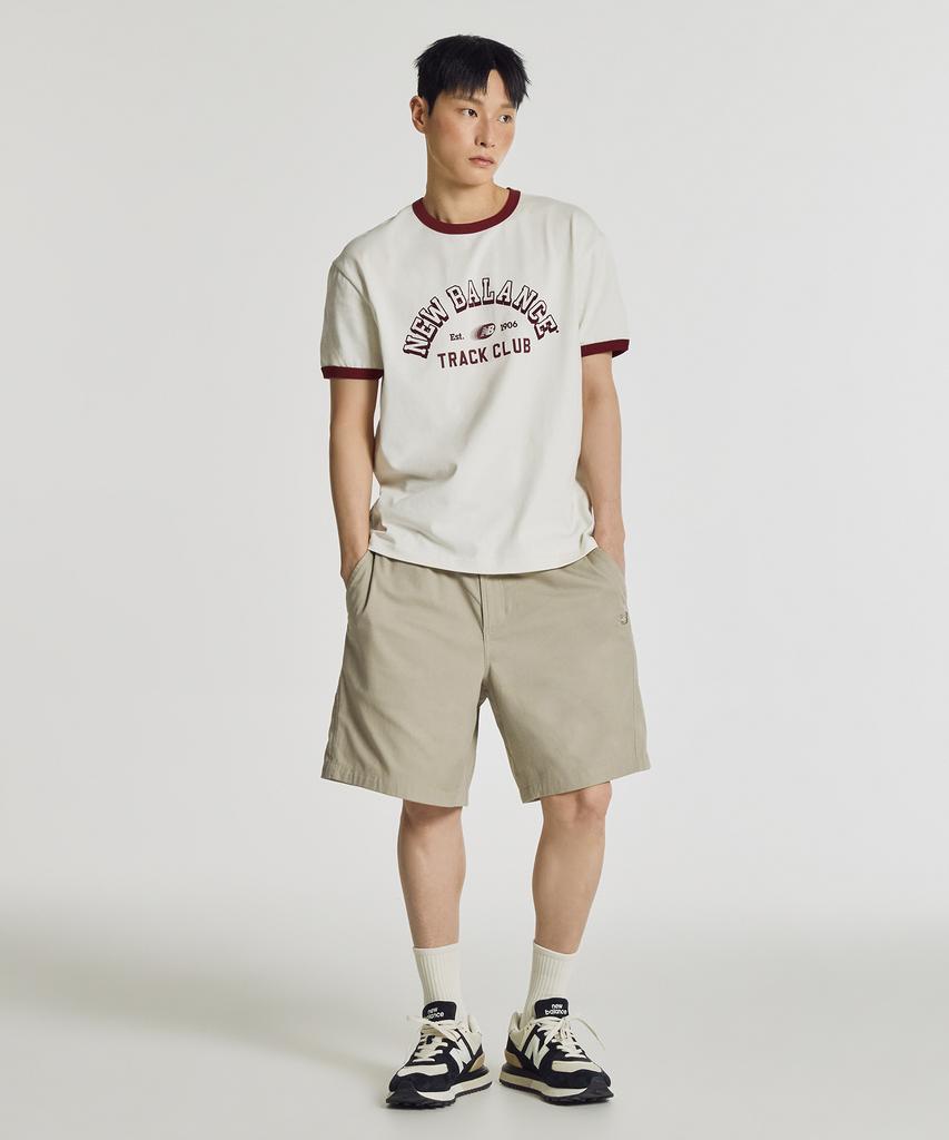 Nyuballanseu Nbneg21573 / Uni Track Club Ringer Tee (Cream)