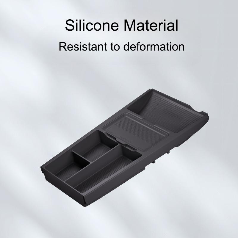 For Chery Tiggo Tiggo 4/4 Pro 5X Cross DR 5.0 Sportequipe 5 Center Console Lower Storage Box Silicone Organizer Accessories