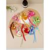 Ins wind wool felt mini bag cute balloon dog braided rope bag pendant versatile keychain car hanging