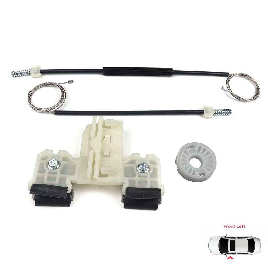BWR5074 Electric Window Regulator Lifter Repair Kit Front Left Door for Skoda Fabia MK2 5J MG 542 545 2006-2014 5-Door 5J1837401