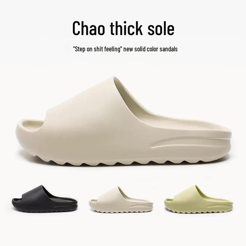 New Summer EVA Slippers: Thick-Soled, Non-Slip, Odor-Resistant, Comfortable for Bathroom & Home