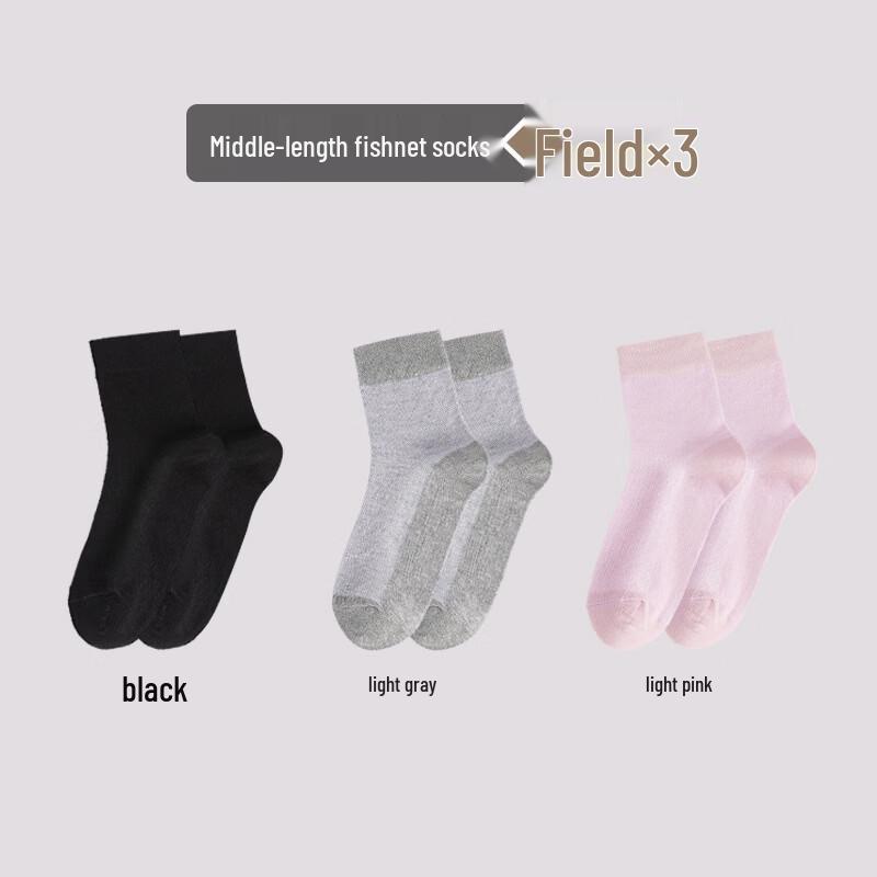 LangSha Women s Mid-Calf Cotton Socks
