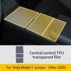 TPU Interior Protective Film for Tesla Model Y Juniper Juniper 2025 2026 Navigation Screen Anti-Scratch Sticker Car Accessories
