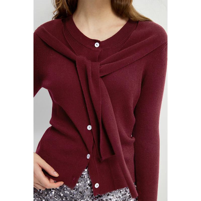Women's V-Neck Knit Cardigan