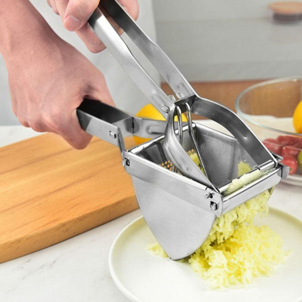 Stainless Steel Potato Ricer Silver Manual Juicer Kitchen Tool Potato Masher Vegetable