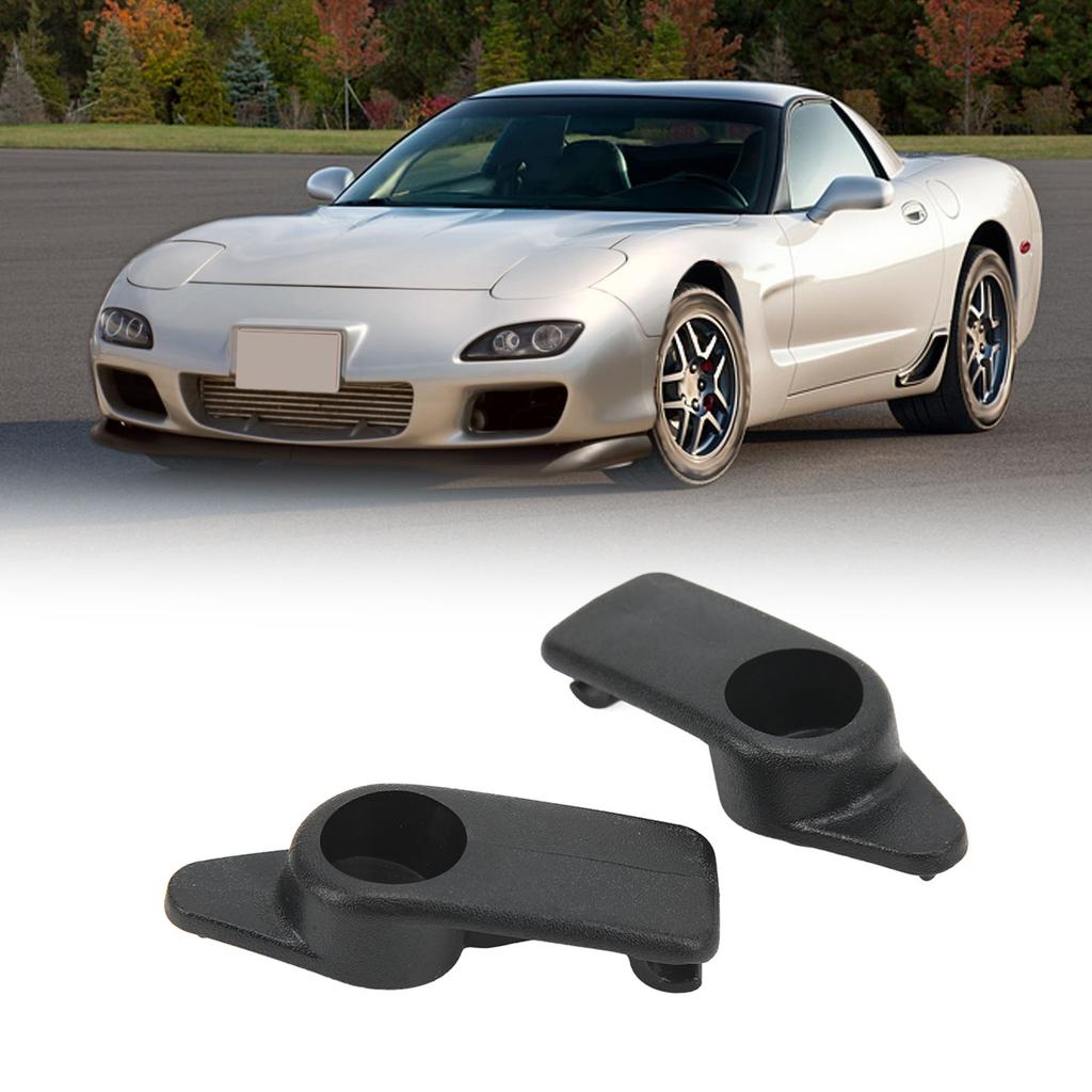 10411051 Pair Car Sun Visor Clip Bracket Holder Black 10411051 Replacement for  C5 1997‑2004 Sun Visor Mount Bracket