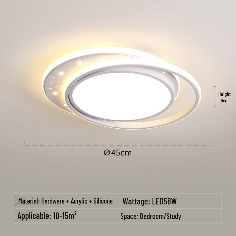 Xuan Yong Starry Sky Heart LED Ceiling Lamp