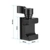 Aluminum Alloy Standard Quick Release Tube Clamp Feature 1/4 and 3/8 Threaded Holes for Various Use in Studios