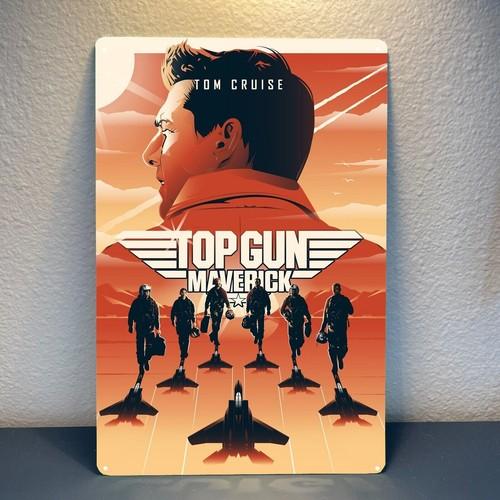 Tom Cruise Movie Metal Poster Tin Sign Collectable Plate
