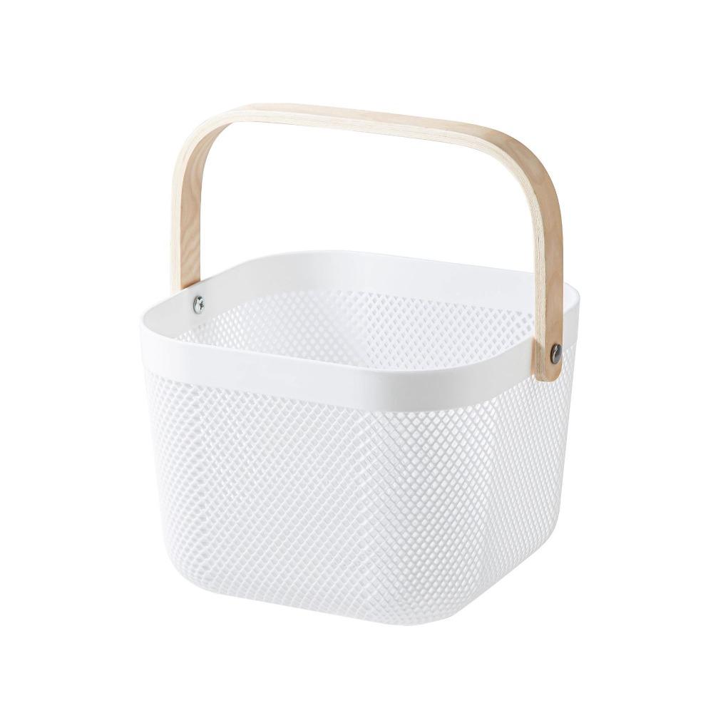 Plastic Fruit and Vegetable Drainage Basket Large Capacity Towel Storage Basket  Living Room