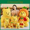 Pooh Bear Bee Plush Toy Cartoon Stuffed Doll Cute Bedroom Decoration Kids Gift
