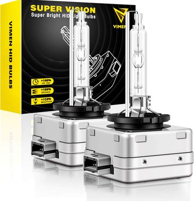 VIMEN Headlight D1S HID Bulb 35W, Replacement for Original Equipment, 6000K, 12V, Car HID Light, 2-Pack
