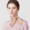 Twill Silk Scarf Women Fashion Printed Square Scarves Wraps Bandana Small Hijabs Silk Foulards Tie Headband 53CM