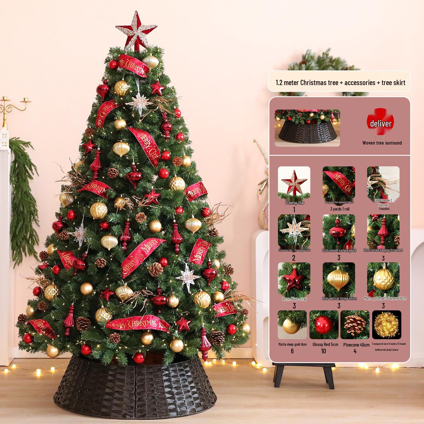 DIY Christmas Tree Ornament Set for Indoor & Outdoor Decor