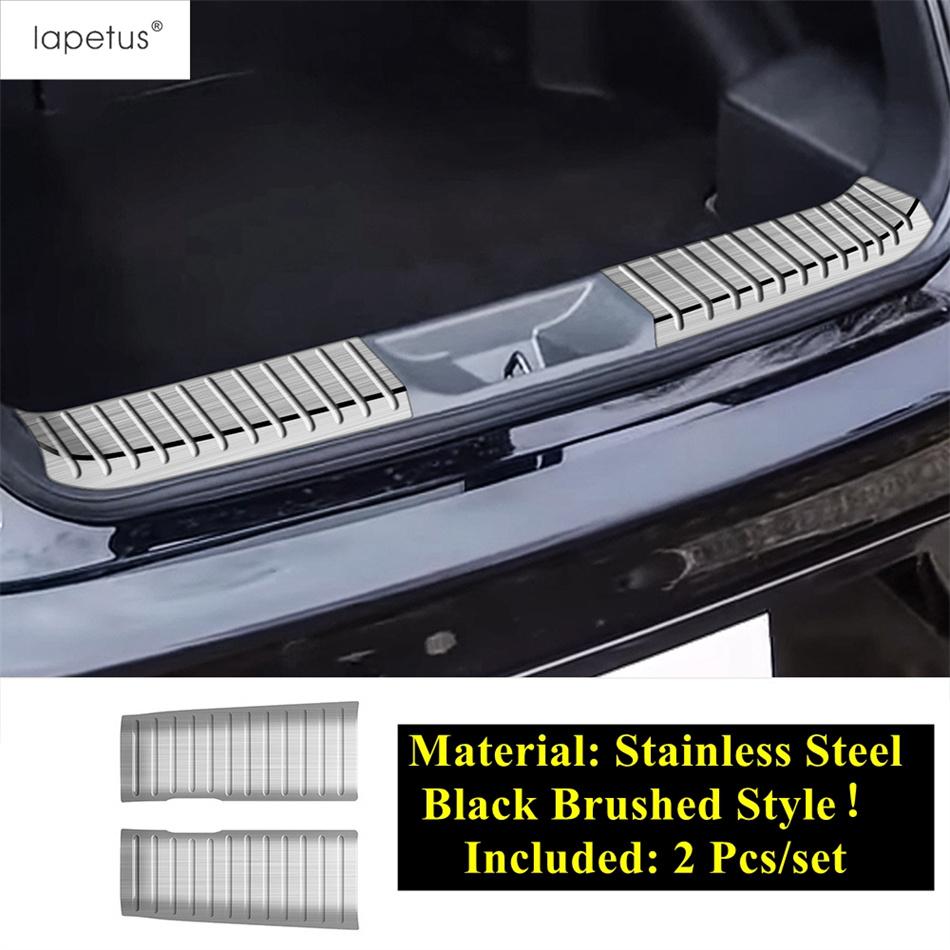 Rear Door Sill Strip / Trunk Plate Guard Foot Pedal Protector Cover Trim Fit For Toyota Prius 60 Series 2024 Accessories