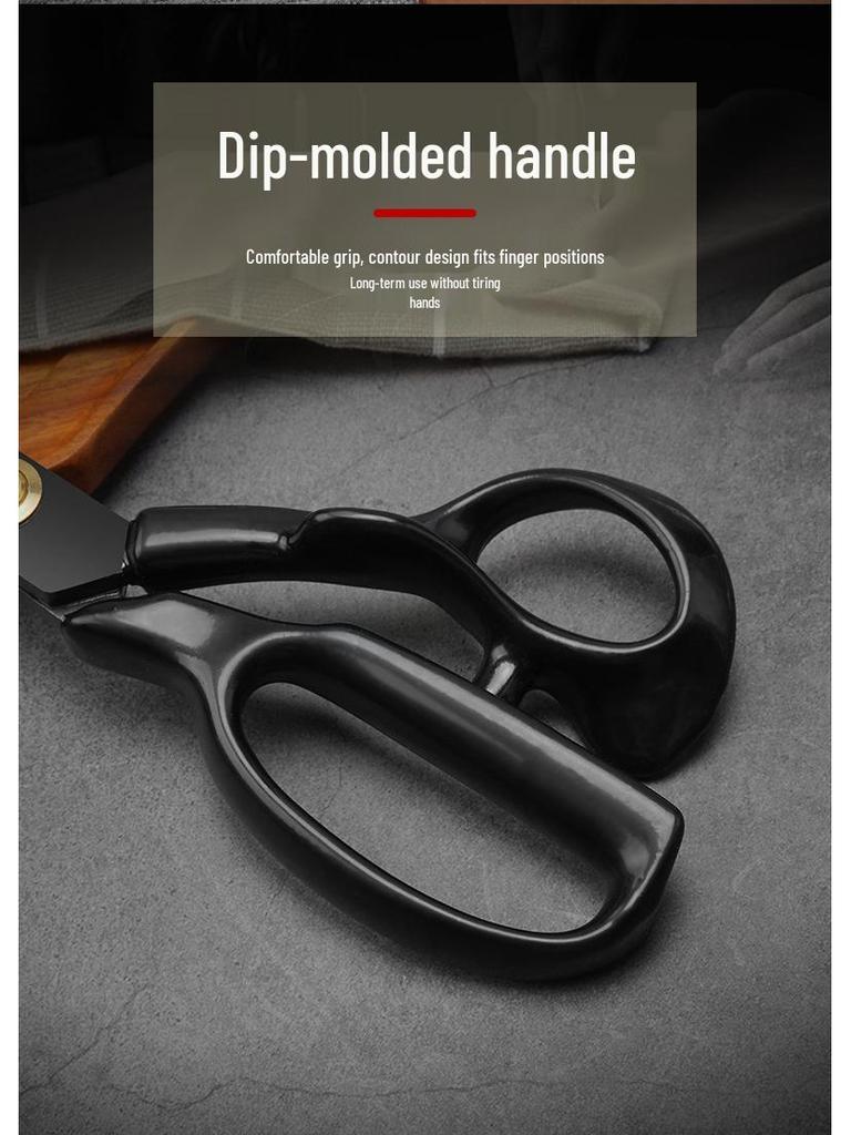 Manganese Steel Forged Tailor Scissors: 8-12 Inch Cloth Cutting