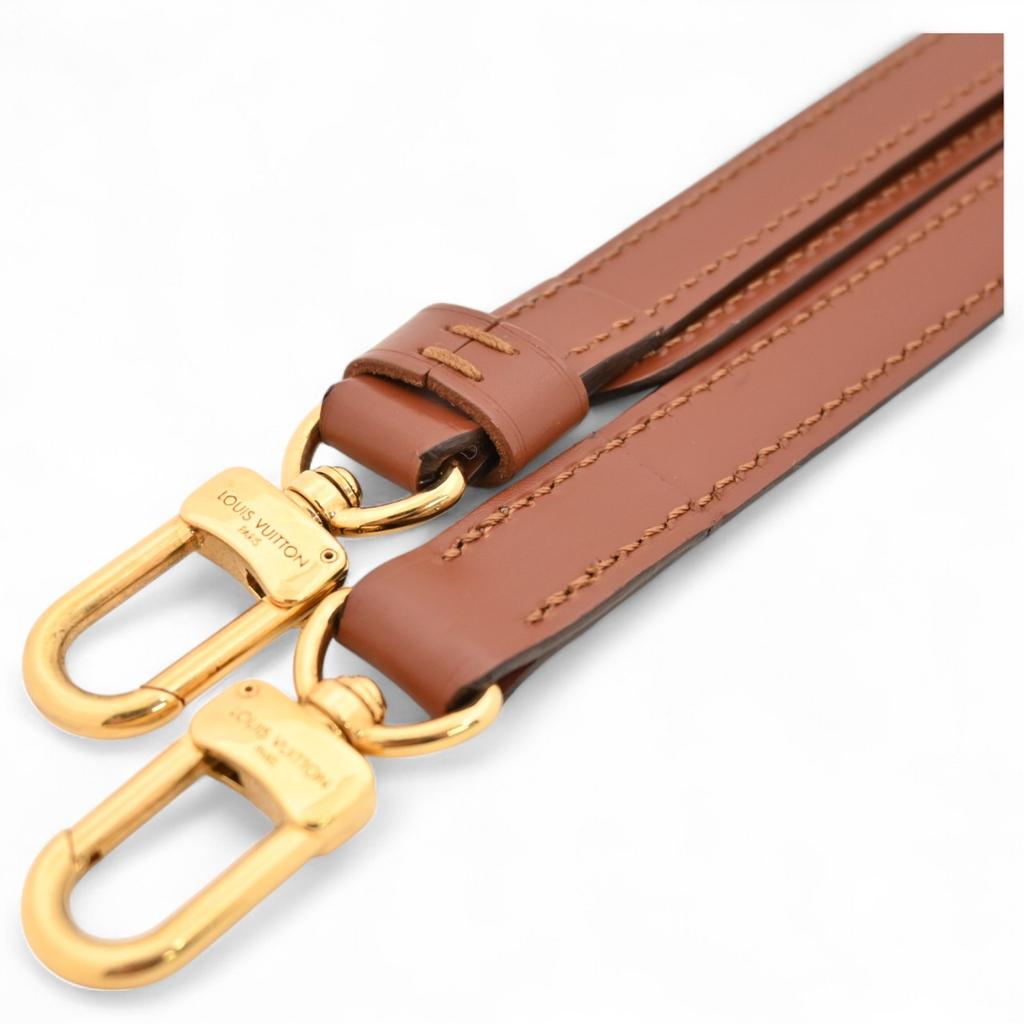 Pasek na ramię Auth Louis Vuitton brązowy lv8813bp