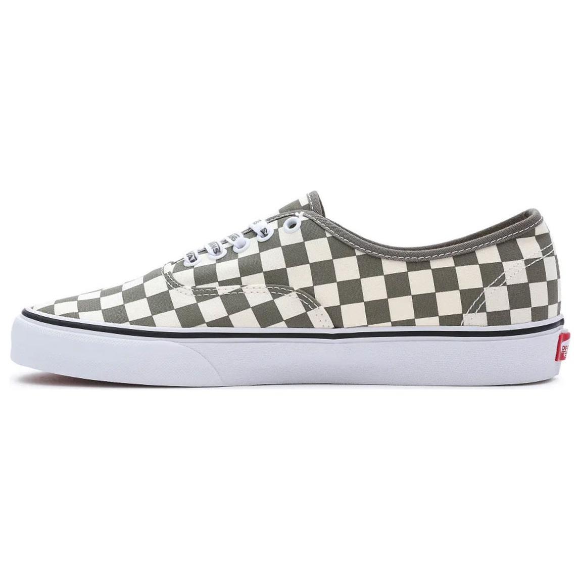Vans Authentic Checkerboard Green Beige Men s VN000BW5BXV EU 36