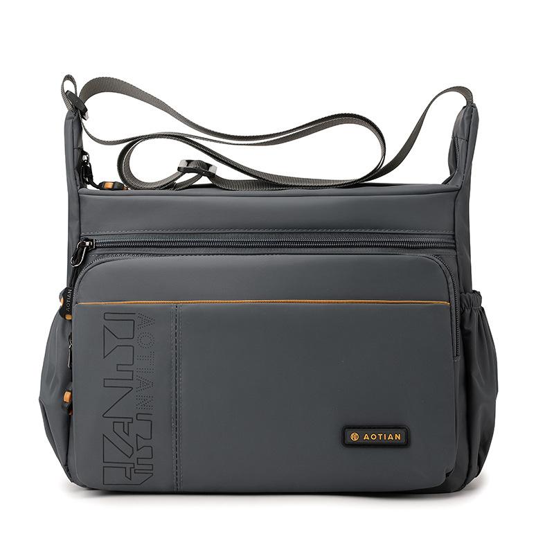 Schultertasche mit großem Fassungsvermögen Oxford-Tasche Herren Outdoor-Reise Umhängetasche