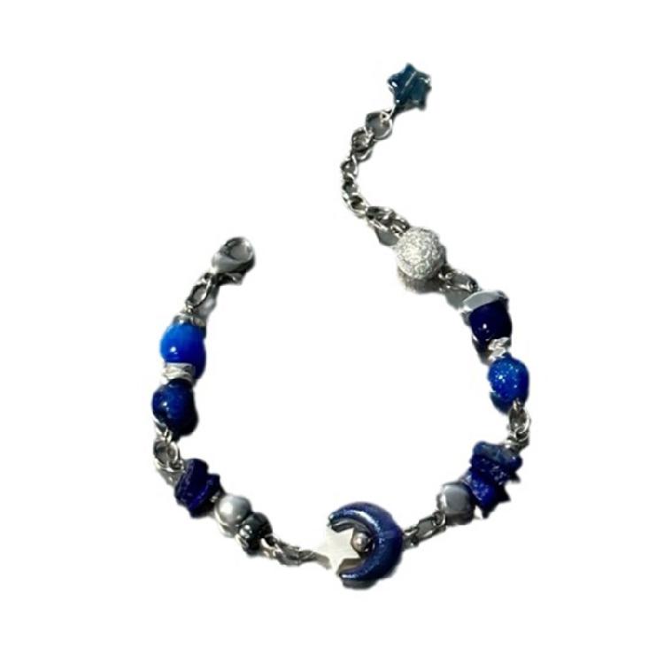 Simple Star Bead Beaded Bracelets Fashion Adjustable Wristband Elegant Bangle 1