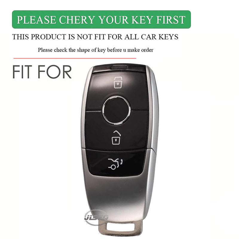 Silicone Car Key Case Cover Keychain for Mercedes Benz E C S GLC GLE Class E200 E400 E63 W213 S550 C260 A200 Key Shell Protector