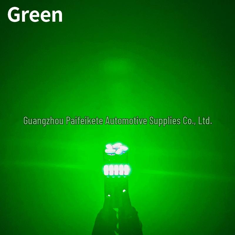 12V T10 W5W 194 LED Car Interior Reading Signal Light, 6000K 4014 15SMD 501K