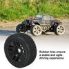 4Pcs RC Car Wheels and Tires Rubber Tires Plastic Hub for 1/7 1/8 1/10 Remote Control Car