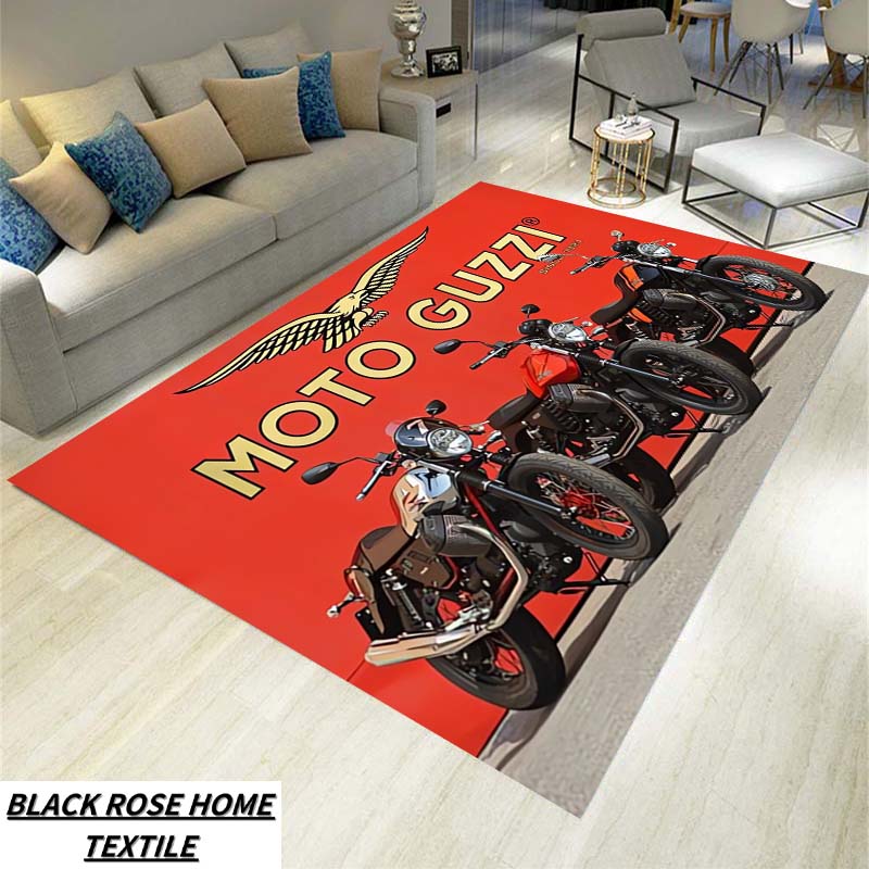 20 Style Retro Motorcycle Moto G-Guzzi Carpet Living Room Sofa Kitchen Table Floor Mat Fashion Decoration Leisure Anti slip Rug