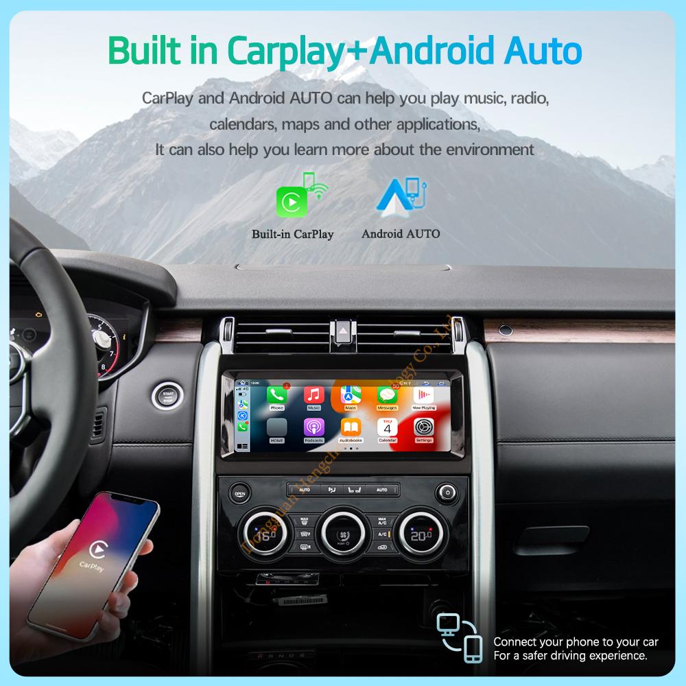 10.25" Car Multimedia Player For Land Rover Discovery 5 LR5 L462 2017-2020 GPS Navigation Radio CarPlay Android12 4G 360Camera